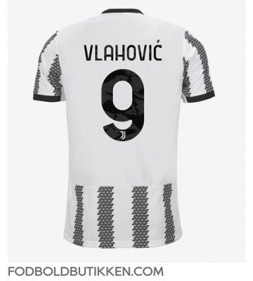 Juventus Dusan Vlahovic #9 Hjemmebanetrøje 2022-23 Kortærmet